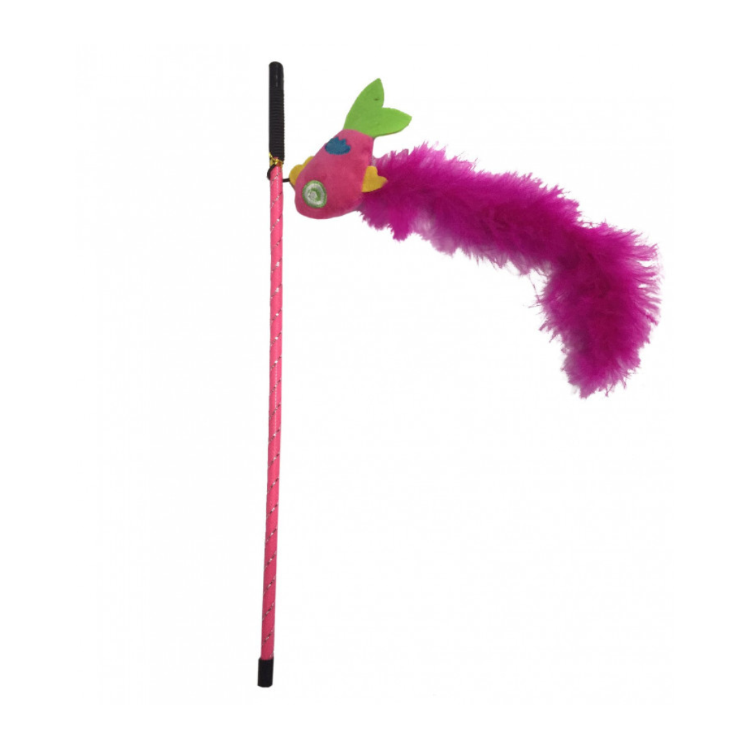 Dogman Toy Teaser Feather tail Mix 35cm