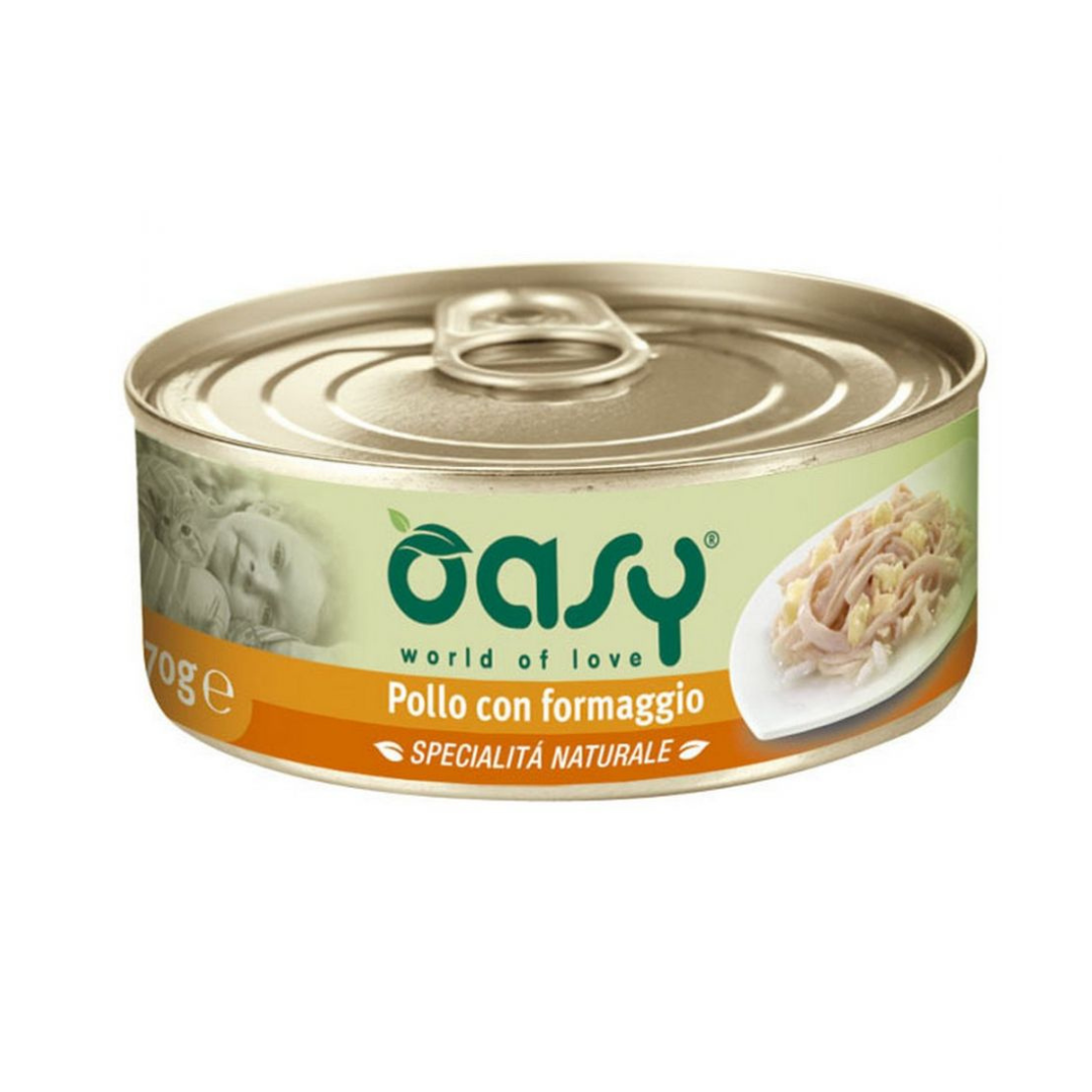 Oasy Cat Chicken with Cheese can 70 g