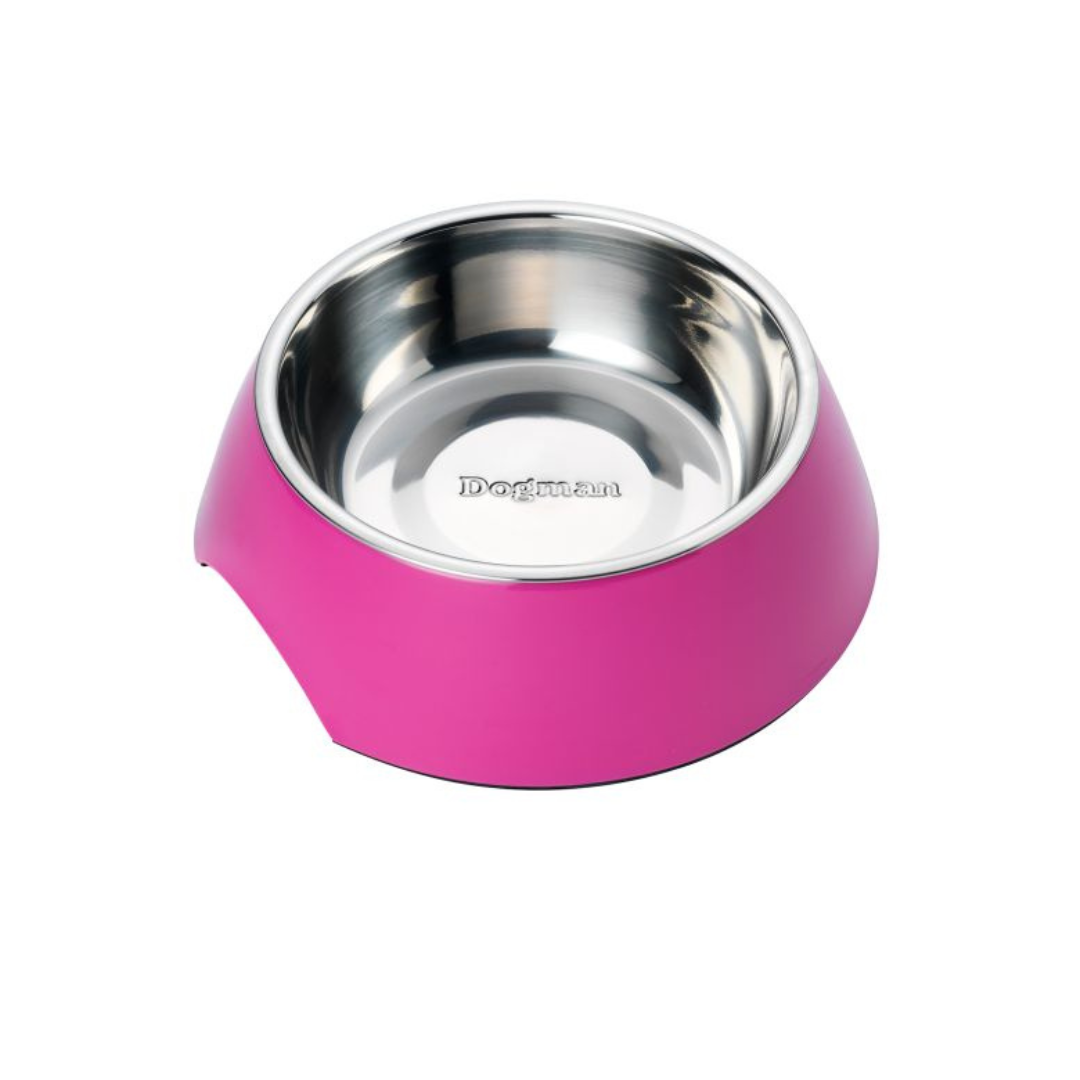 Dogman Food bowl Alba Pink M