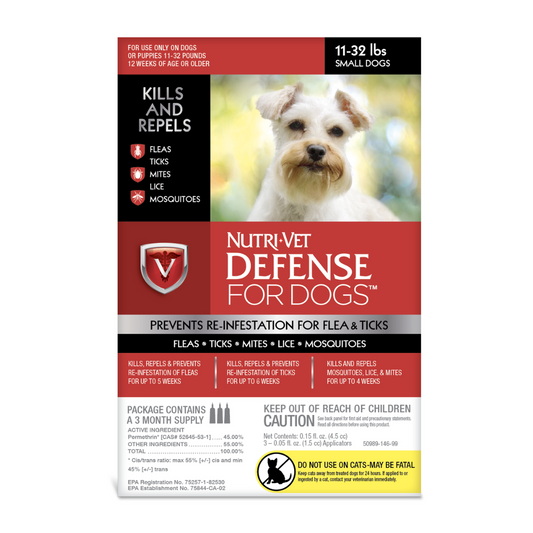 Nutri-Vet Defense for Small Dogs Over 11 To 32 lbs