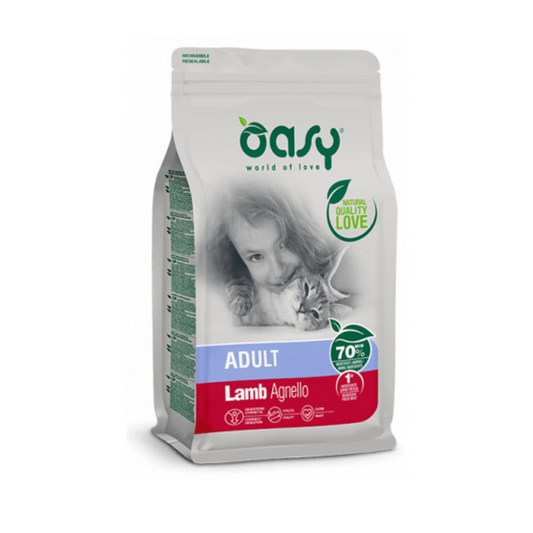 Oasy Cat  Dry Food Adult Lamb 1.5 kg