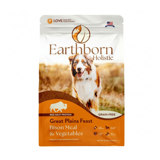 Earthborn  Dry Food Great Plains Feast Bison Meal & Vegetables