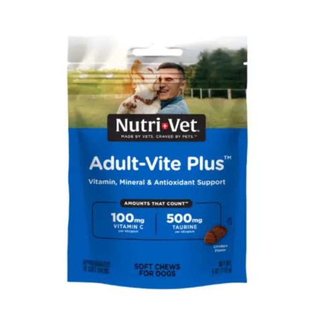 Nutri-vet Adult Vite Plus Soft Chews For Dogs 170 g