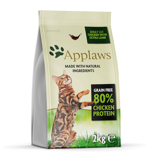 Applaws Dried Dry Food Cat Lamb 2Kg