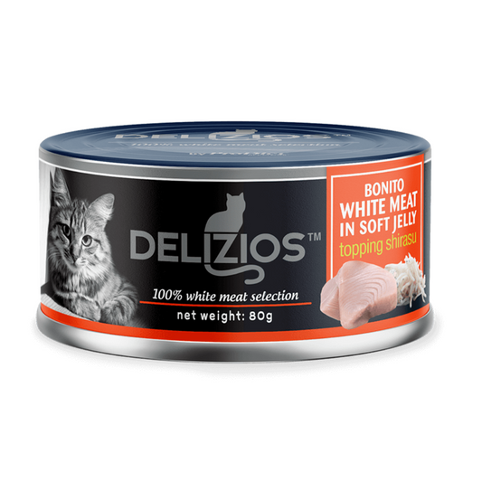 DELIZIOS BONITO SOFT JELLY SHIRASU 80g