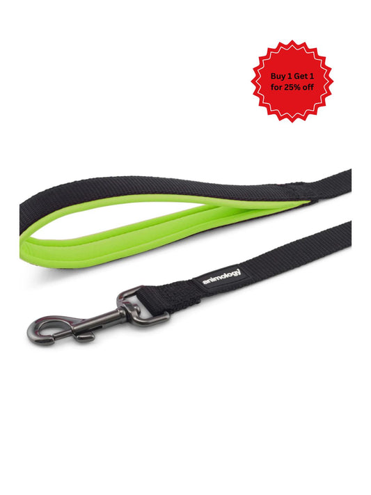 Animology Padded Handle Lead - Green