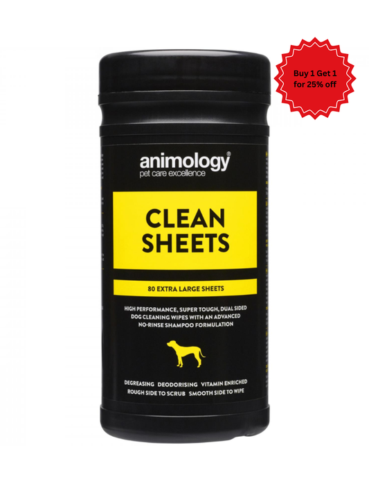 Animology Clean Sheets – 80 Sheets