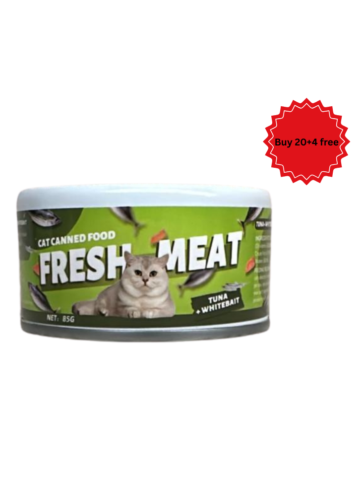 طعام بت مترو للقطط بنكهة التونا والشيراسو حجم العبوة 85 جم