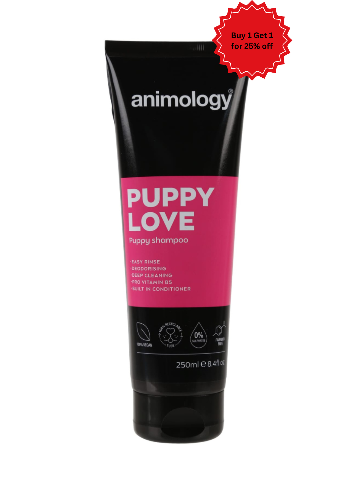 Animology Puppy Love Puppy Shampoo 250 ML - 2.5 L (Different sizes)