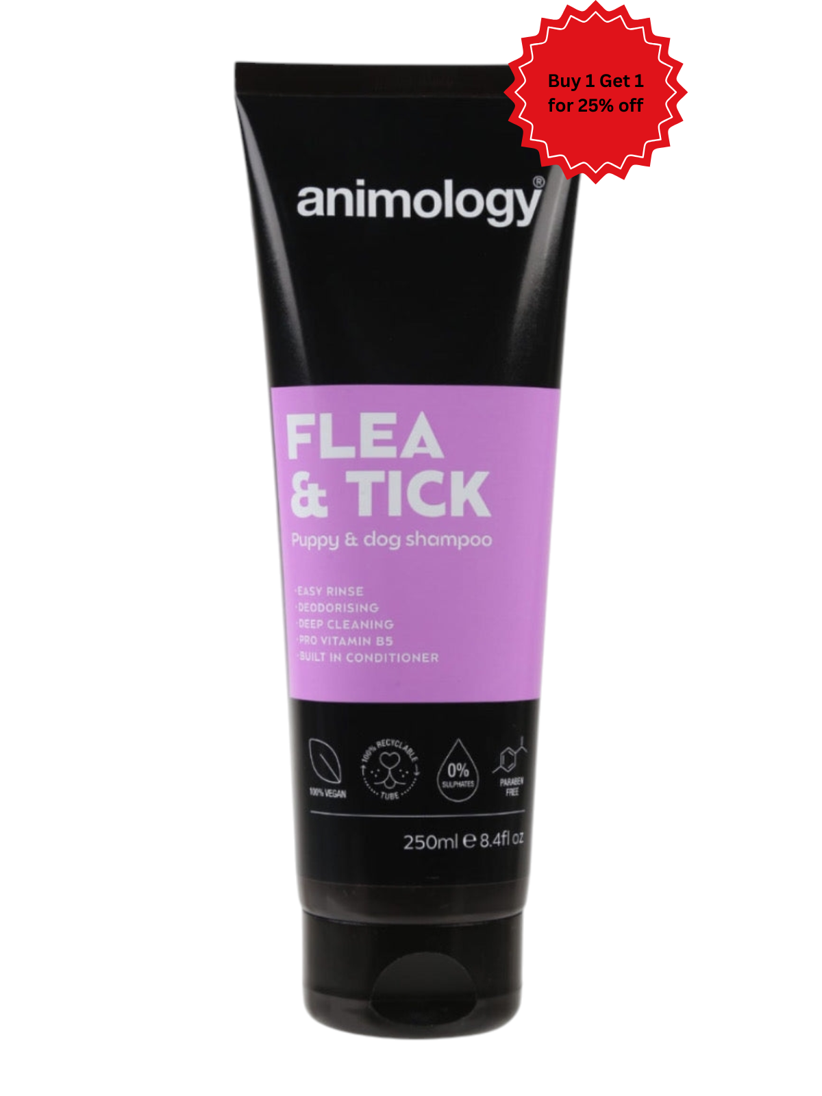 Animology Flea & Tick Puppy And Dog Shampoo  250 ML - 2.5 L(Different Sizes)