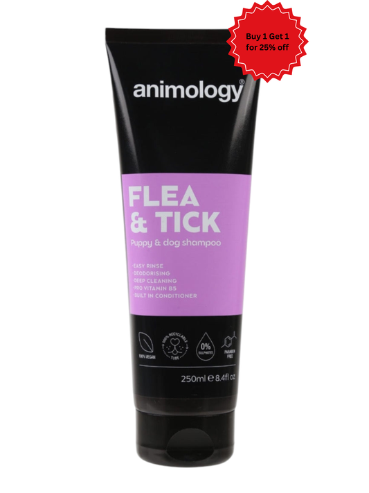 Animology Flea & Tick Puppy And Dog Shampoo  250 ML - 2.5 L(Different Sizes)
