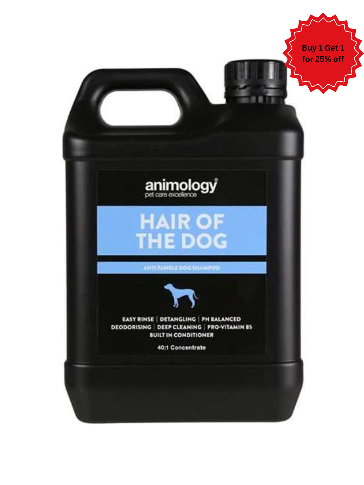 Animology Hair Of The Dog For Anti Tangle Shampoo 250 ml - 2.5 L( Different Sizes )