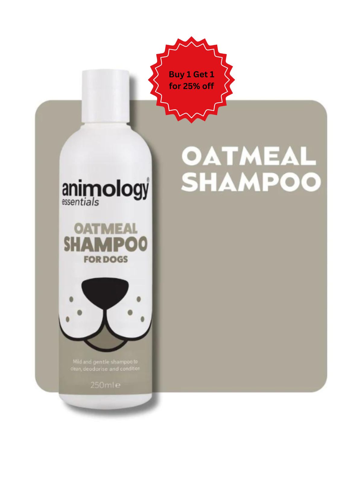 Animology Essentials Oatmeal Shampoo 250ml