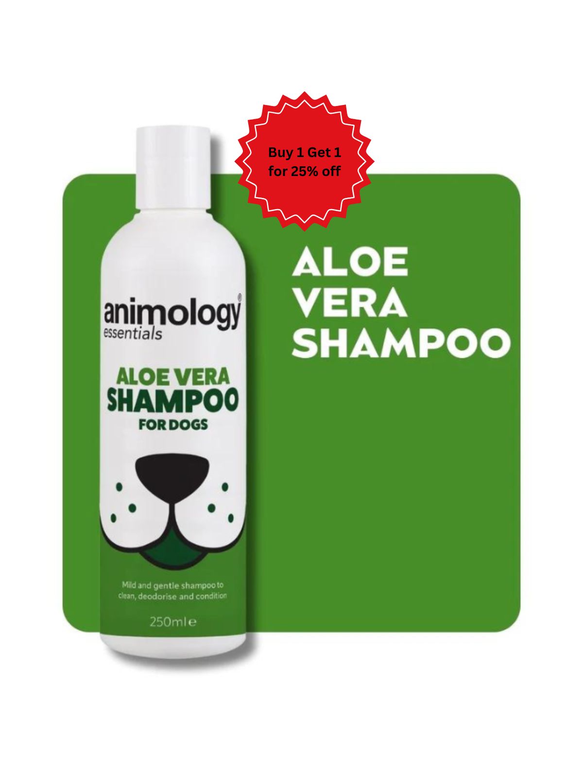 Animology Essentials Aloe Vera Shampoo 250ml