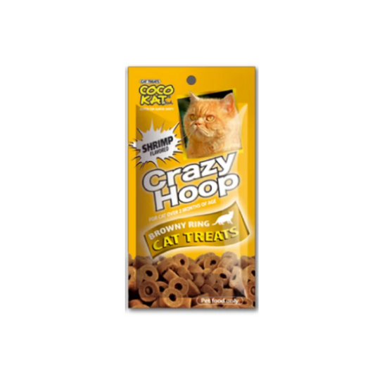 Cocokat Crazy Hoop Cat Treats-Shrimp Flavored 35 Gm.