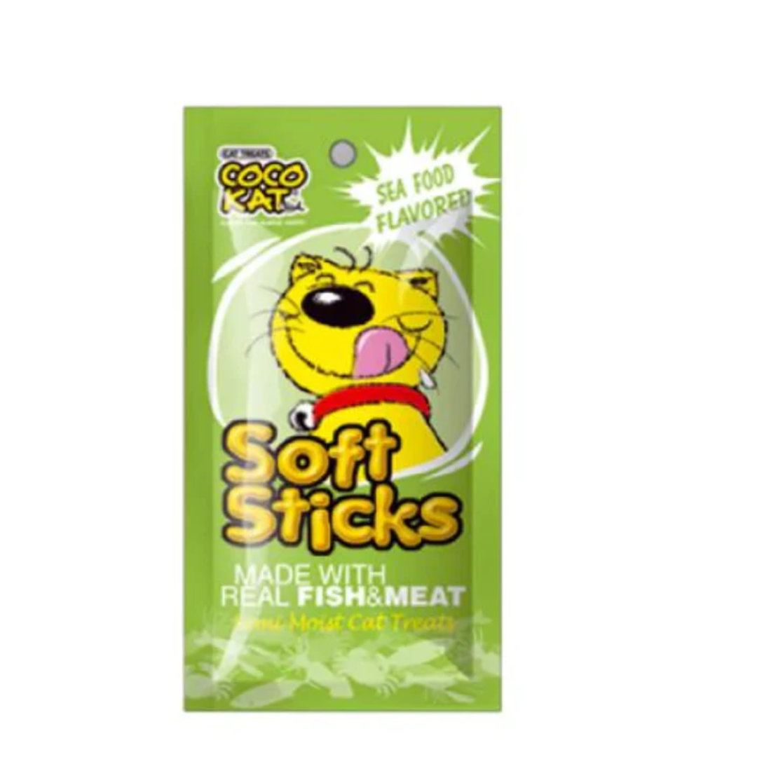Cocokat Soft Stick-Seafood Flavored 50 Gm.