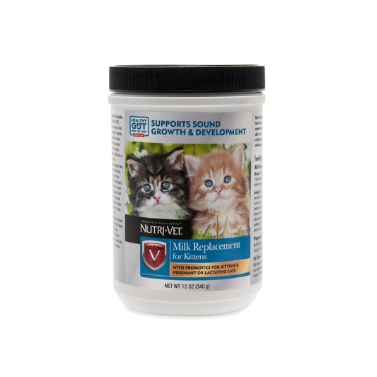 Nutri-vet Milk Replacement for Kittens 12.oz(340g).