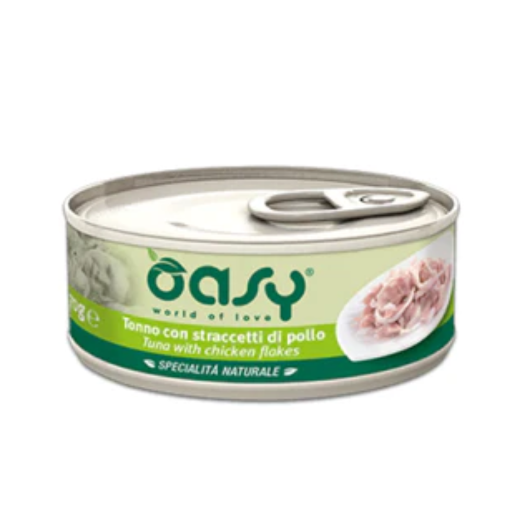 Oasy Tuna Wet Food  with Chicken Flakes 150g