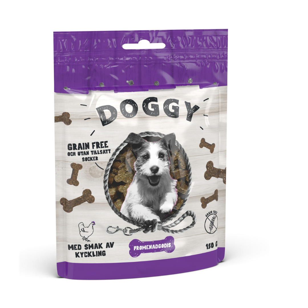 Dogman -Doggy walking treat grain free 150g