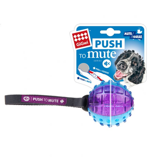Dogman Push to mute squeaker toy for dogs
