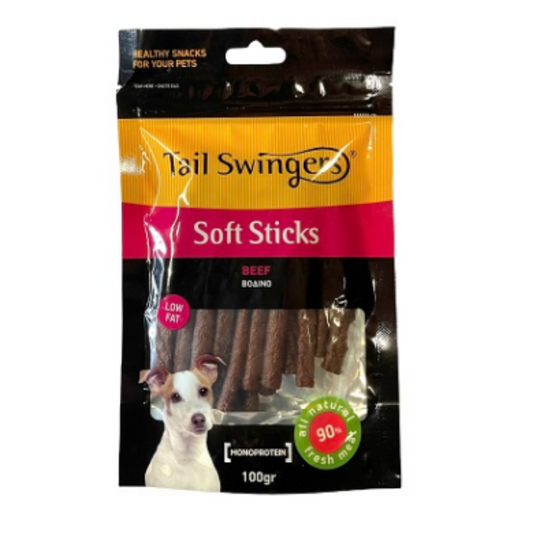 Tail swingers Soft Sticks with Beef 100 gr