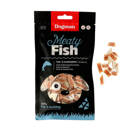 Dogman Fish and chicken bits