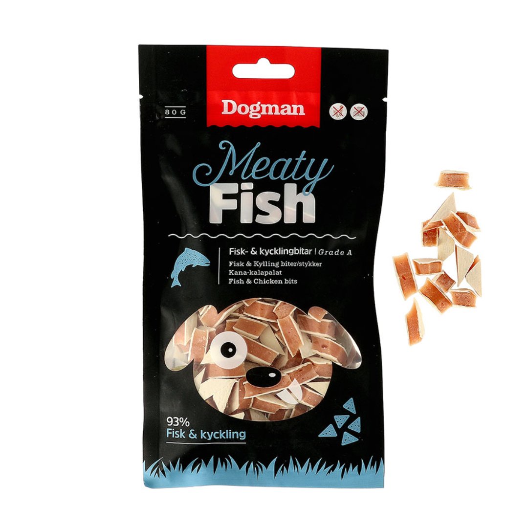 Dogman Fish and chicken bits 80g