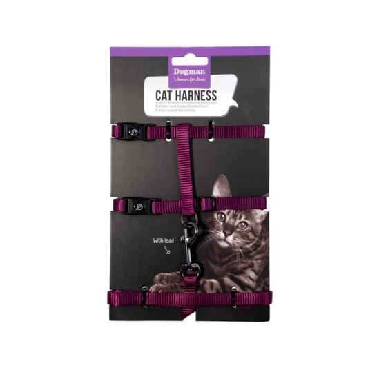 Dogman Cat harness purple