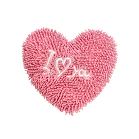 Dogman -heart toy for dogs Pink 17,5cm