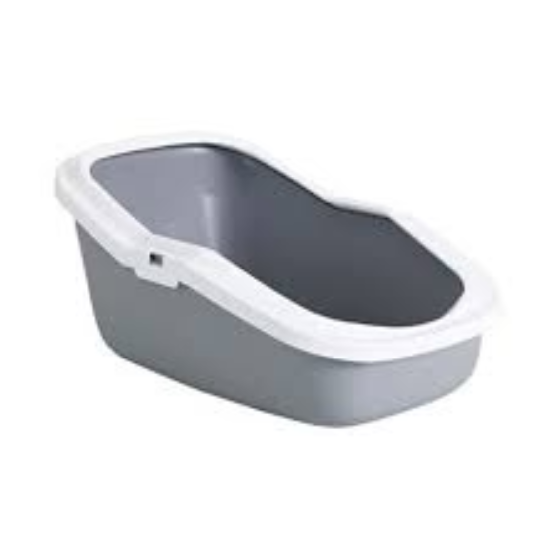Dogman Aseo Litter Tray With Rim White / Cold Grey M