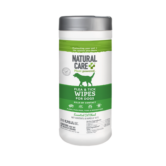 Natural Care Flea & Tick Wipes Dog - Manna Pro