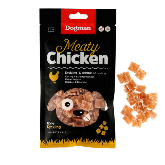 Dogman Chicken and rice bits
