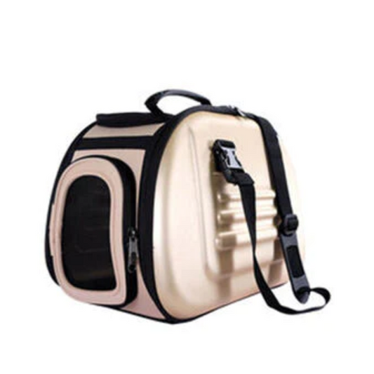 Ibiyaya Classic EVA Collapsible Pet Carrier- 45*30cm - Beige