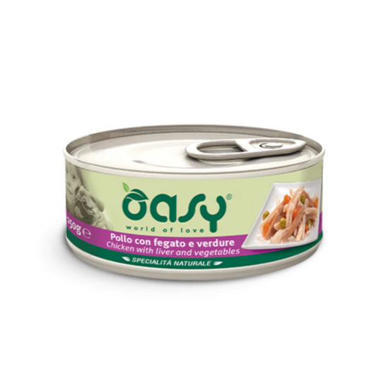 Oasy Chicken with liver & Vegetables for Dogs 150g