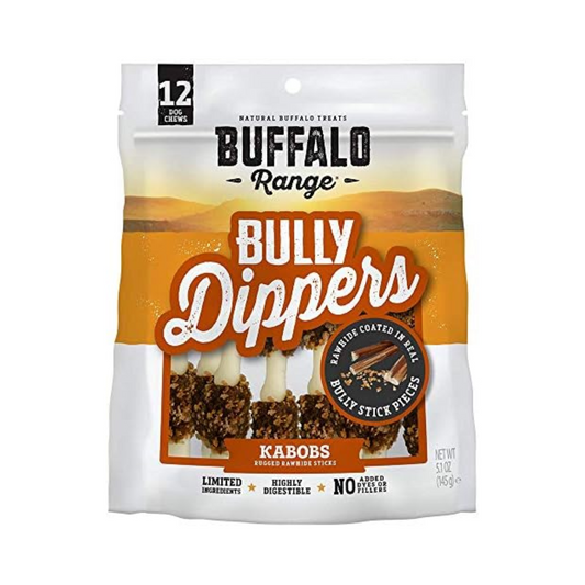 Buffalo Range Bully Kabobs Smoked - Manna Pro