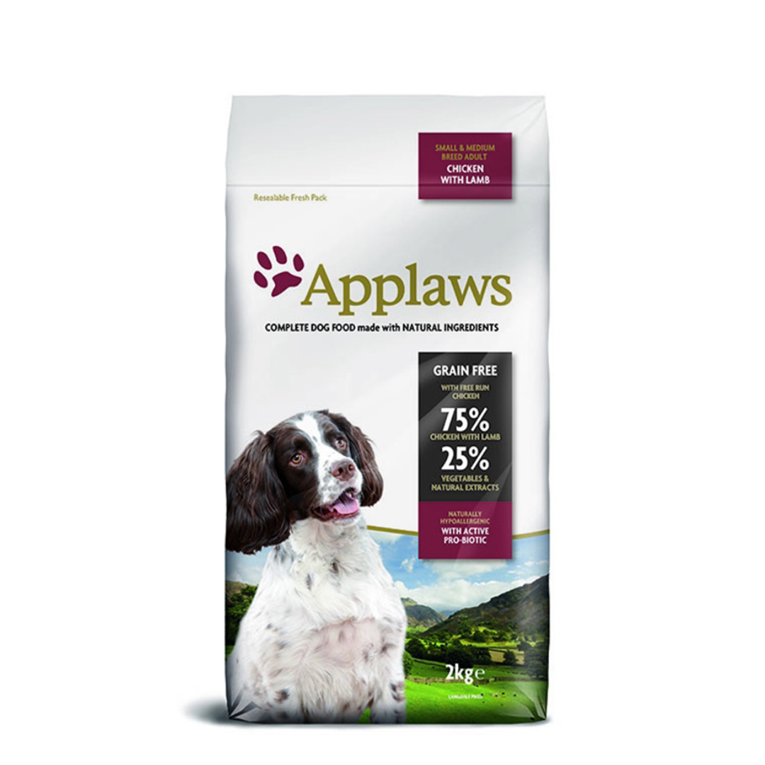 Applaws Dry Dog Lamb S&M 2Kg**