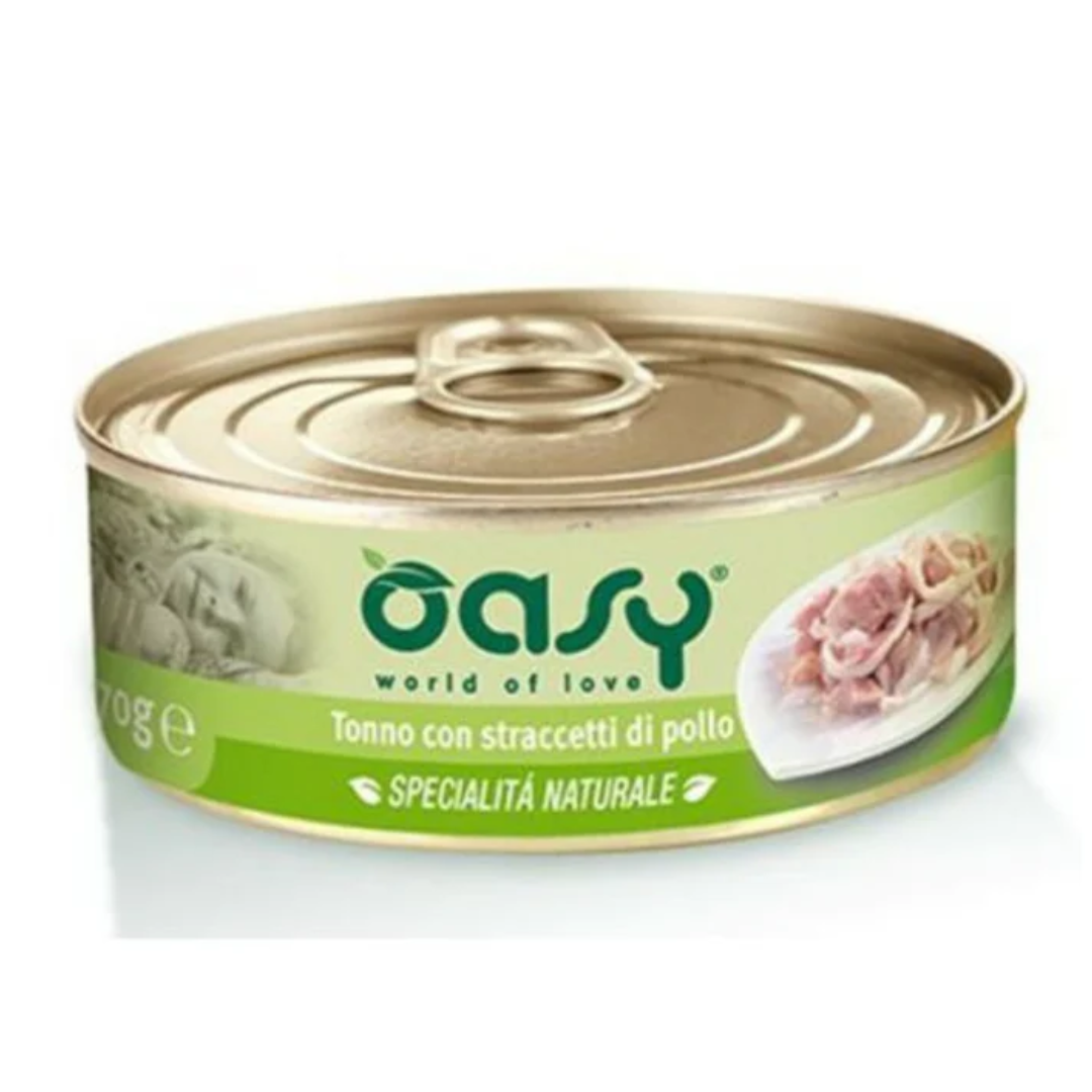 Oasy Tuna Wet Food  with chicken flakes 70g