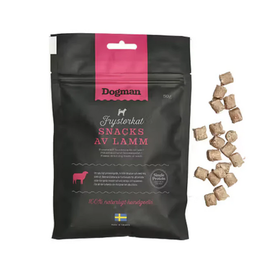 Dogman-Freeze dried snacks by Lamb 50g
