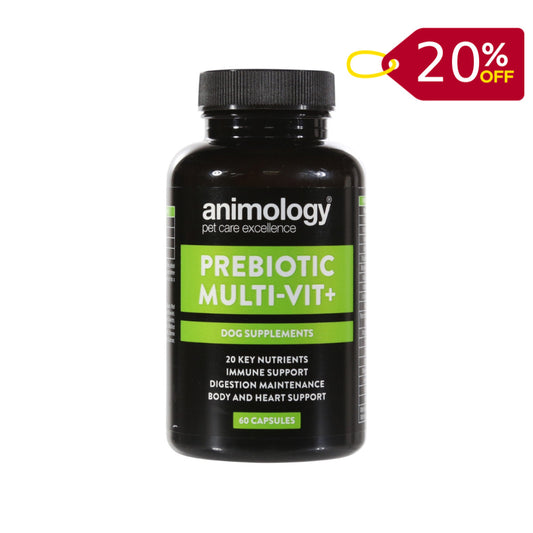 Animology Prebiotic MultiVit+ Supplement 60 Caps