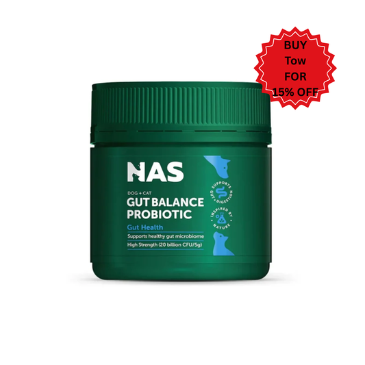 NAS Gut Balance Probiotic Natural 80g