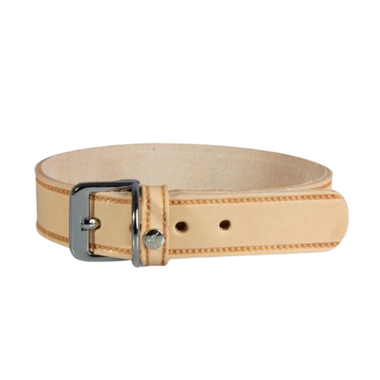 Das Lederband Dog Collar Weinheim Natural