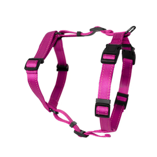 Dogman H-harness Iris pink