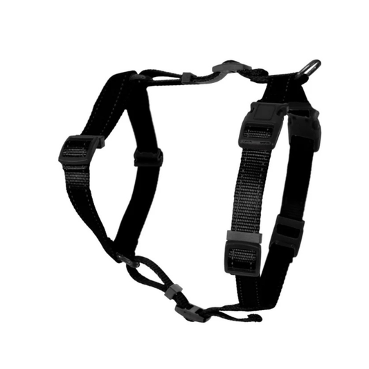 Dogman H-harness Iris black