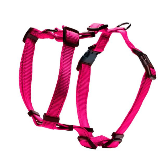 Dogman H-harness Iris pink S(15mm)