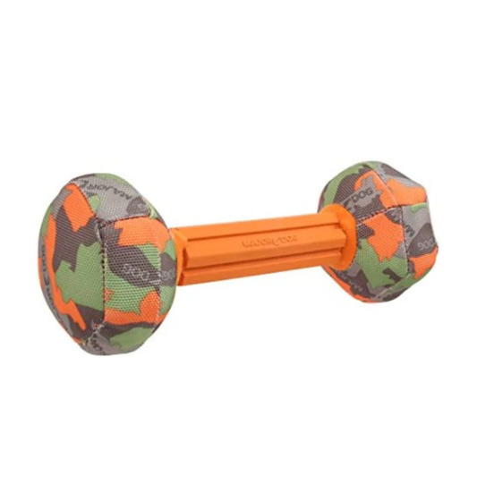 لعبة جلب الكلاب من MajorDog Barbell - 900 جرام - برتقالي