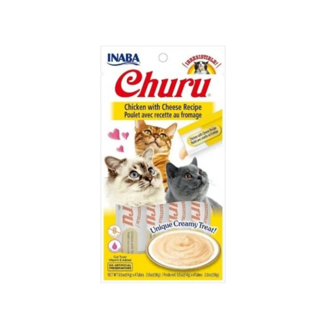 Inaba Churu Cat Chicken W/Cheese Recipe 56 Gr.