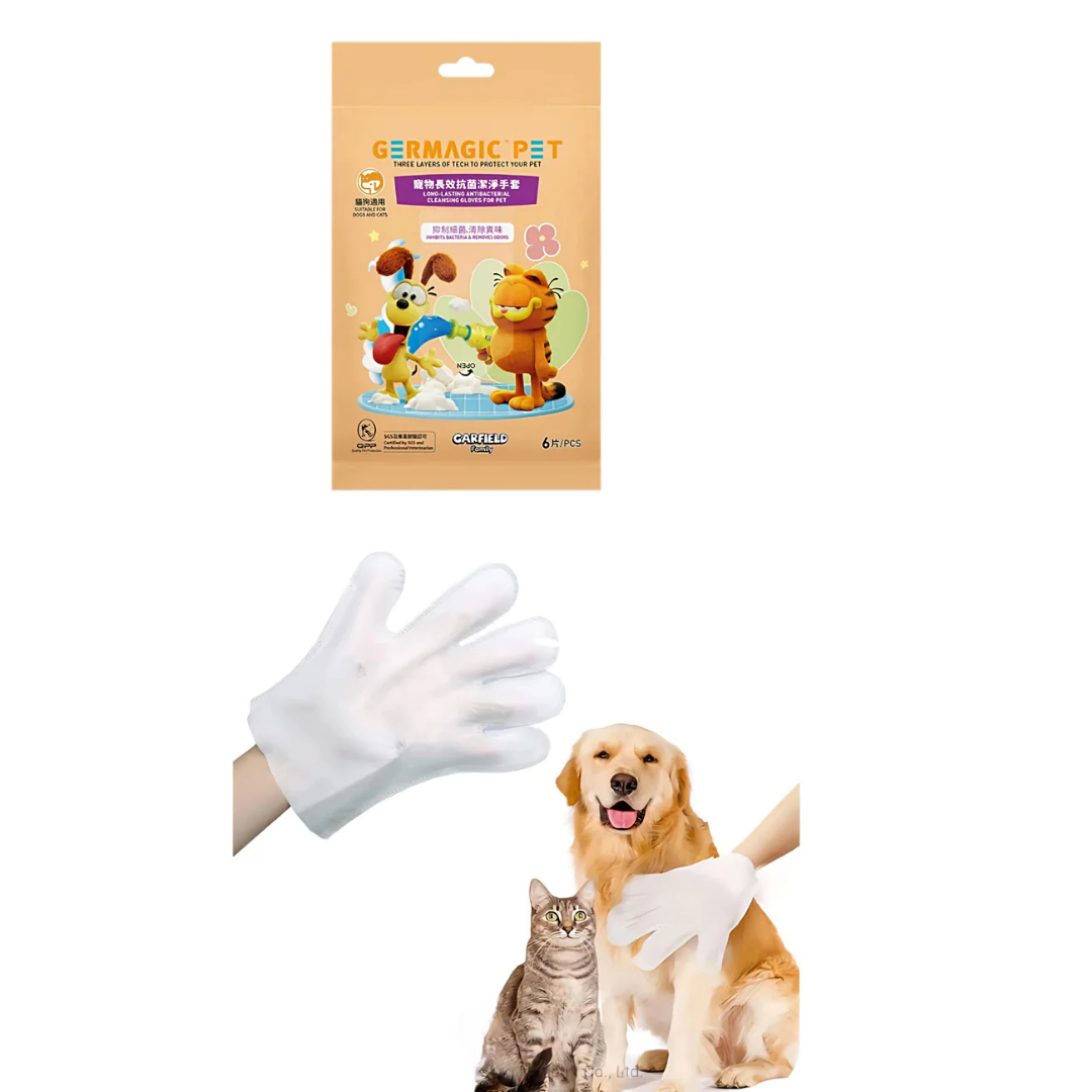 Germagic Pet Antibacterial Spa Gloves