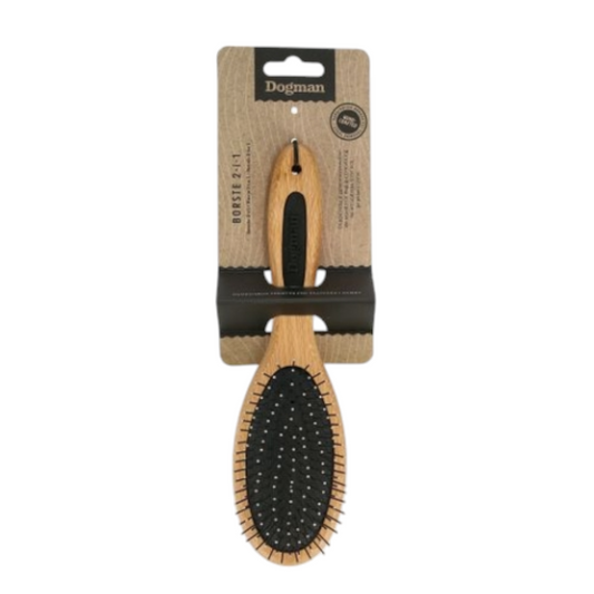 Dogman Brush 2-in-1 Bamboo M