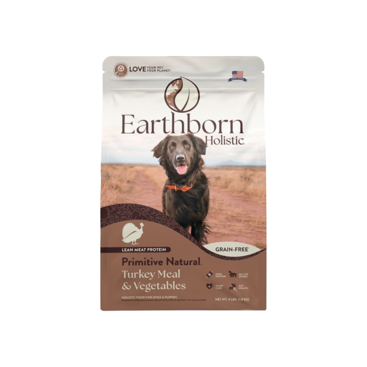 Earthborn Primitive Natural Dry Food Turkey Meal & Vegetables