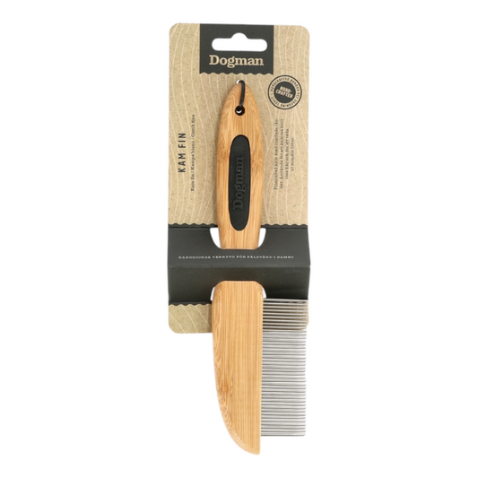 Dogman Comb fine Bamboo small